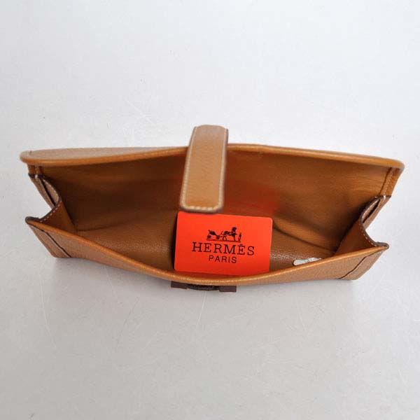 High Quality Hermes Jige Large Clutch Handbag Light Coffee 1052 Replica